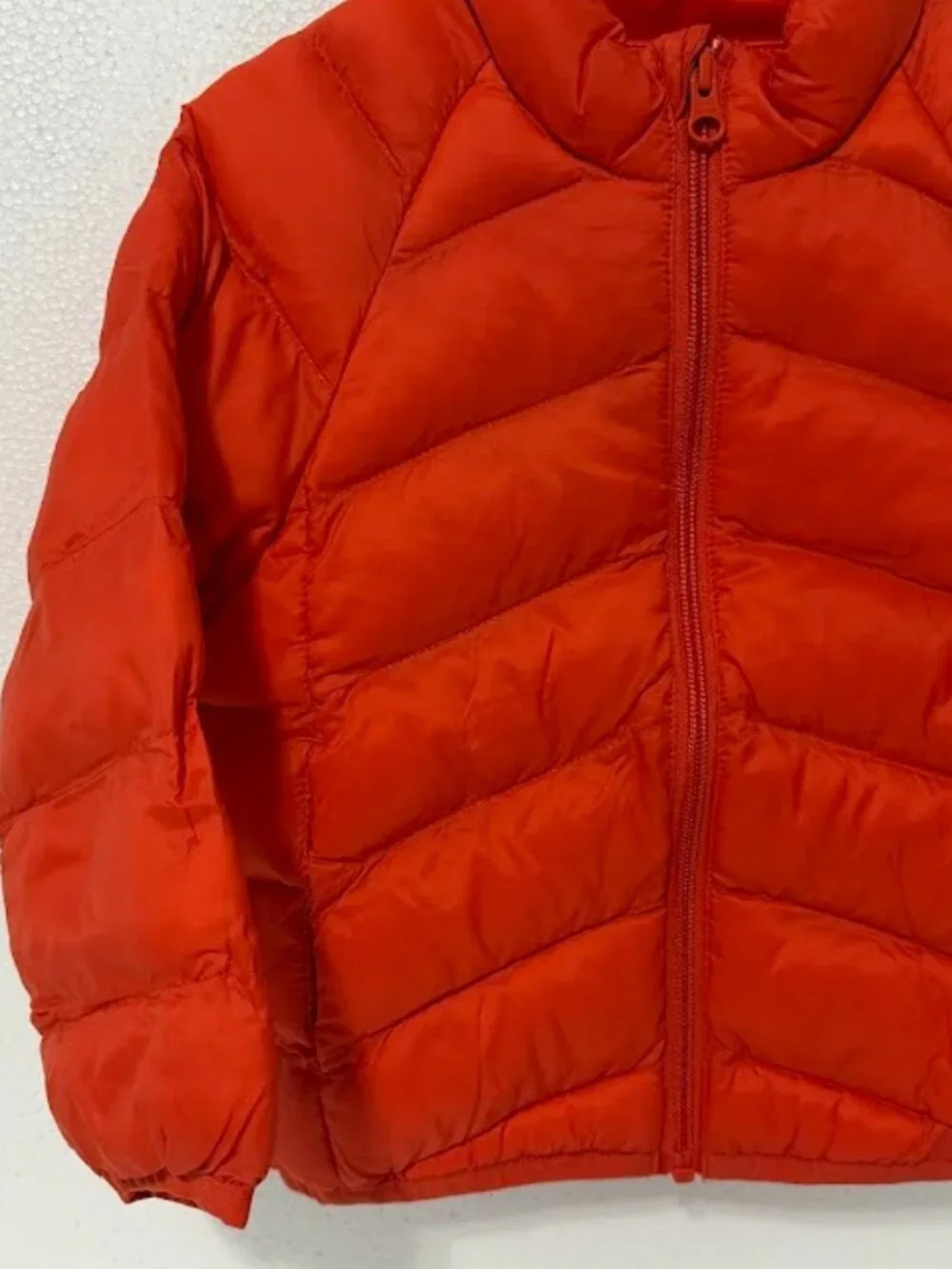 Wonder Nation Orange Puffer Jacket Toddler Size 2T Lightweight Winter Coat